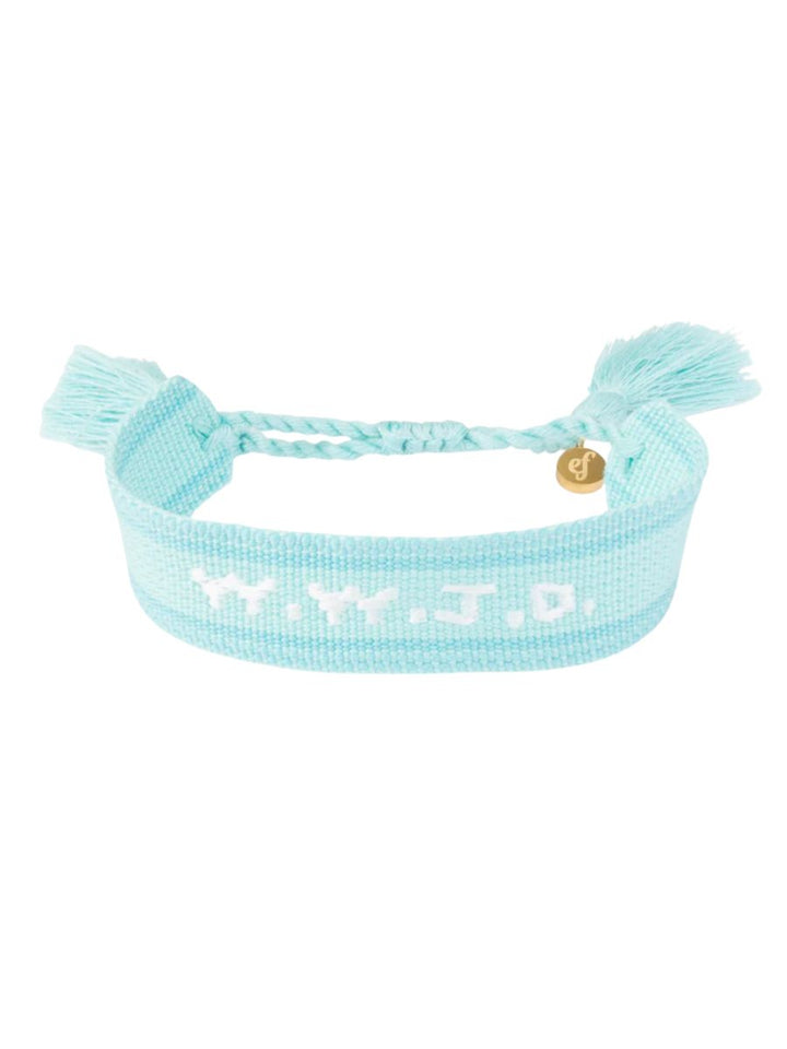 WWJD Embroidered Bracelet