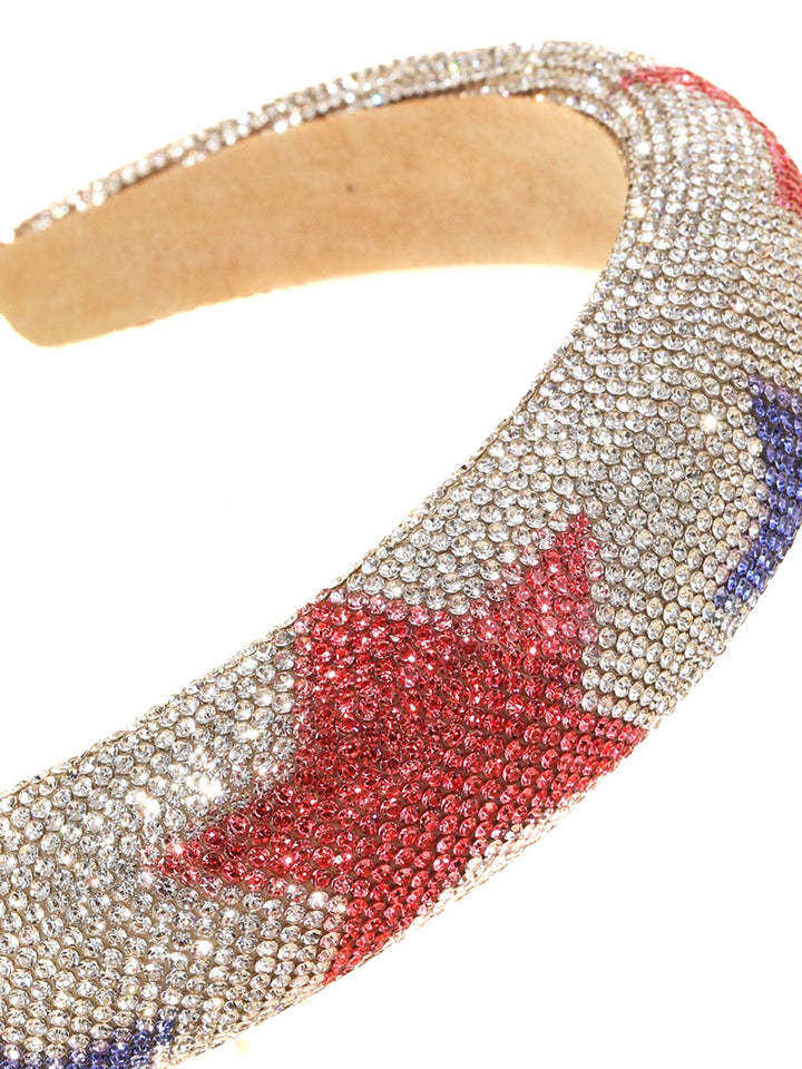 USA Star Rhinestone Headband