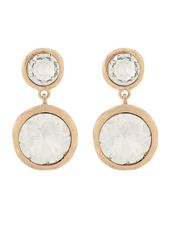 Round Dome 2 Drop Earrings