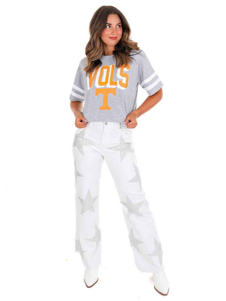 Tennessee Volunteers No Shortcuts Crop Tee