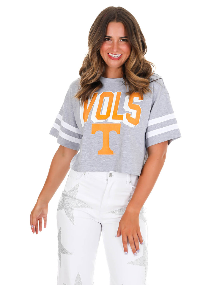 Tennessee Volunteers No Shortcuts Crop Tee