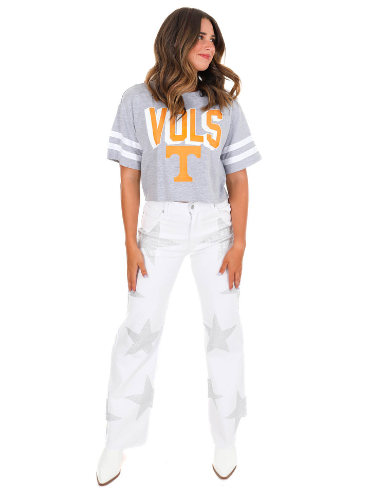 Tennessee Volunteers No Shortcuts Crop Tee