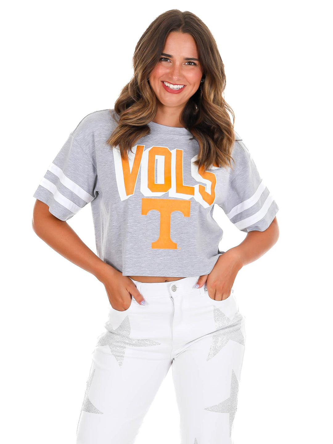 Tennessee Volunteers No Shortcuts Crop Tee