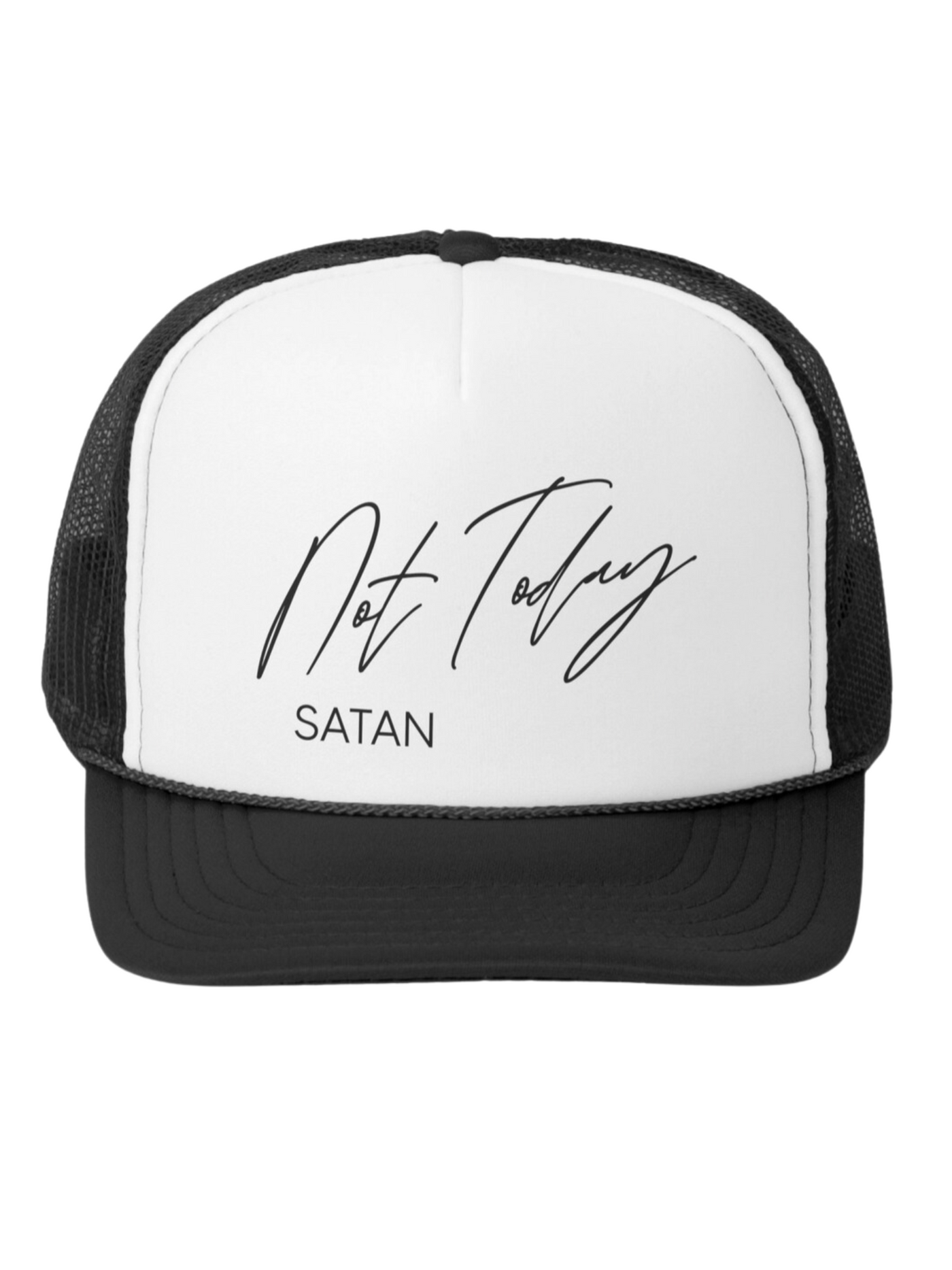 Not Today Satan Trucker Hat