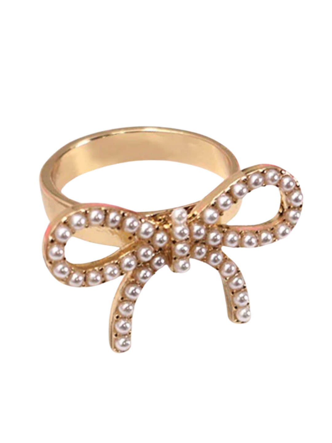 Classic Pearl Bow Ring