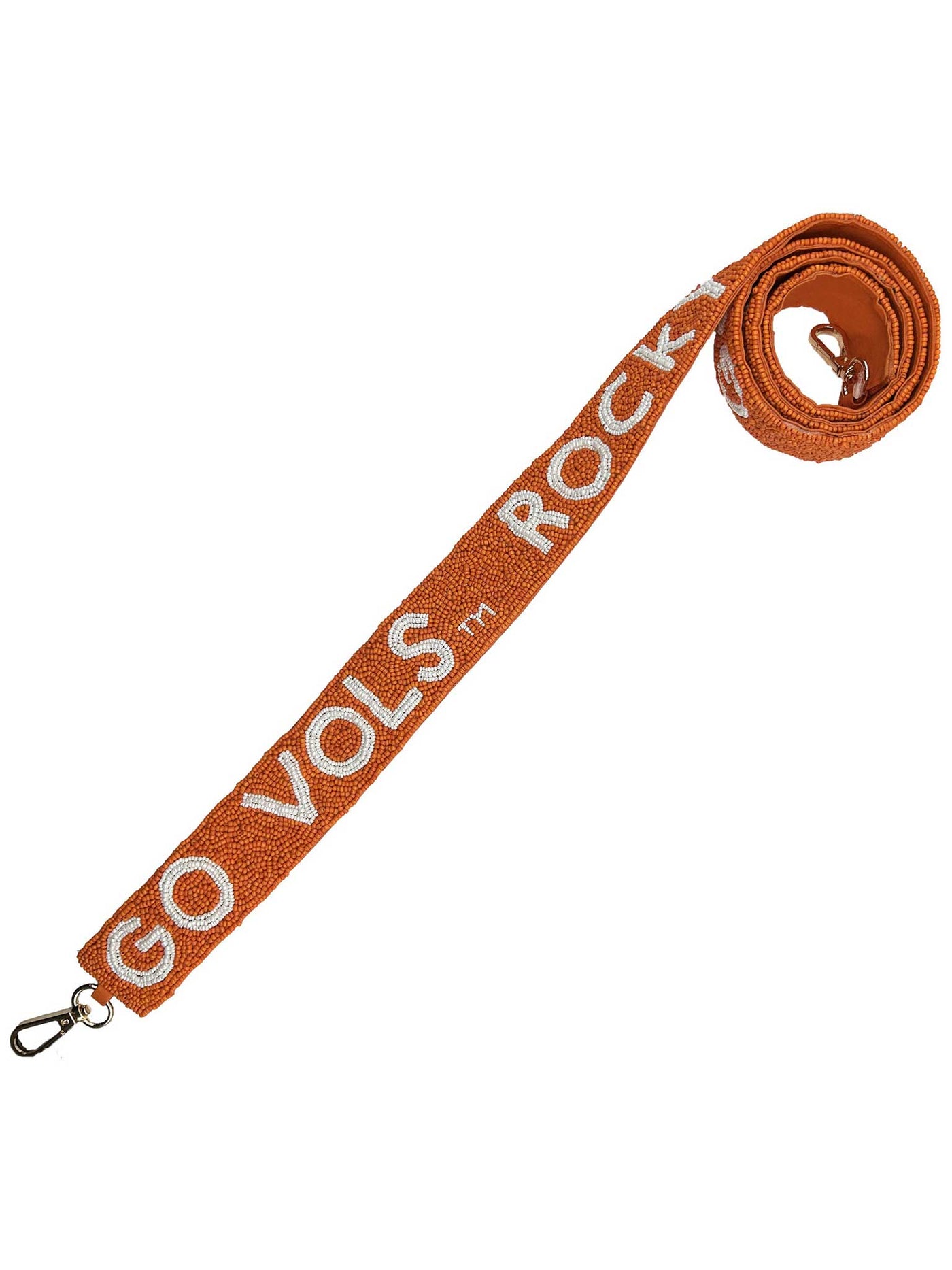 Tennessee Go Vols Rocky Top Beaded Bag Strap