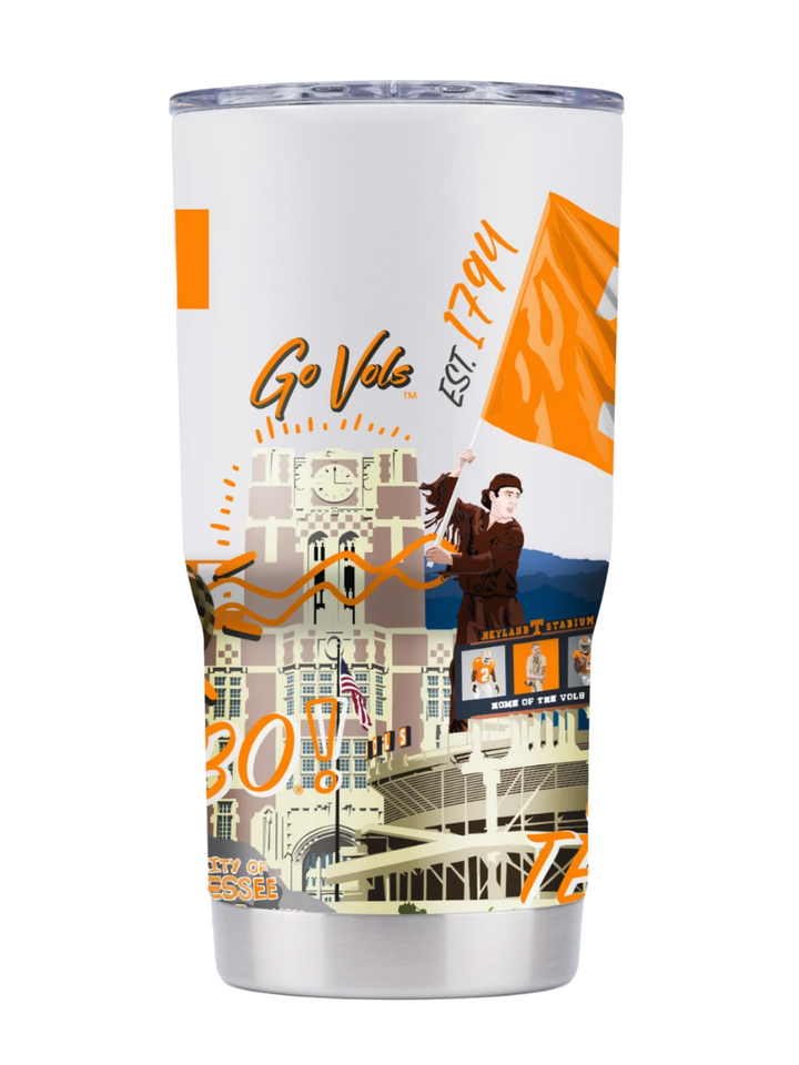 Tennessee Campus Icons Tumbler
