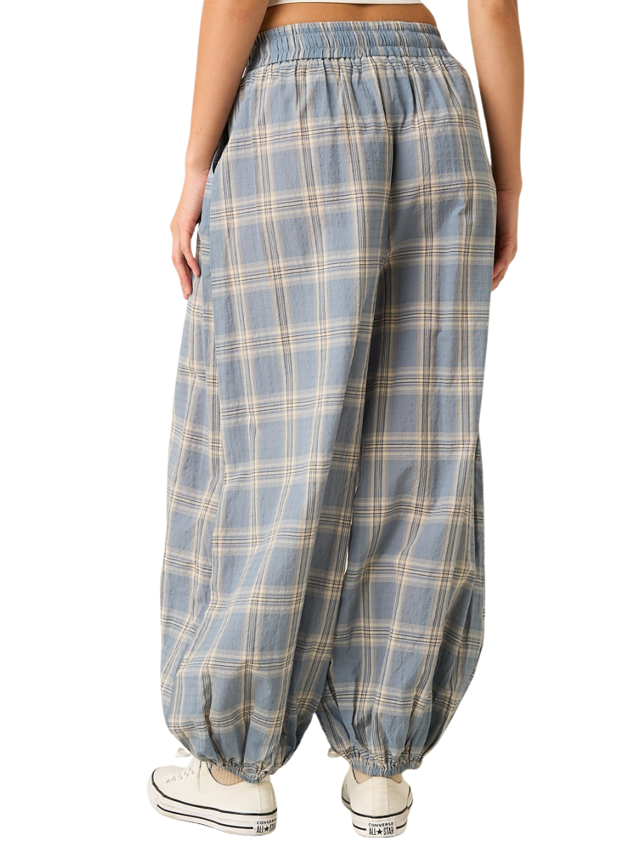 Rustic Retreat Plaid Jogger Pants