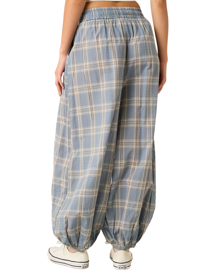 Rustic Retreat Plaid Jogger Pants