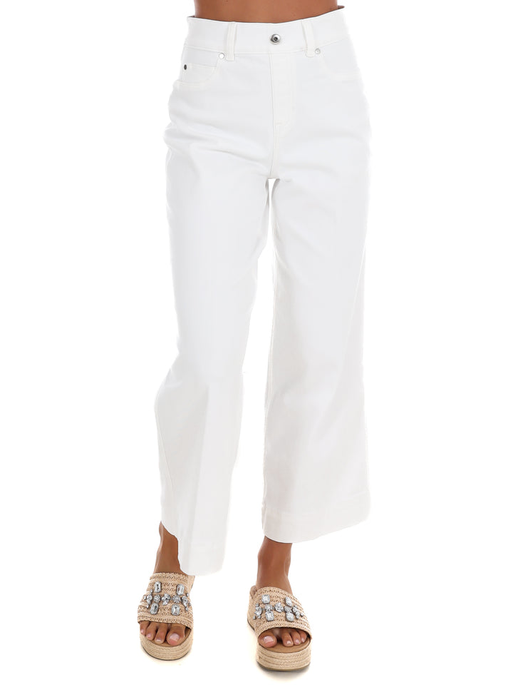 Spanx Cropped Wide Leg Jeans