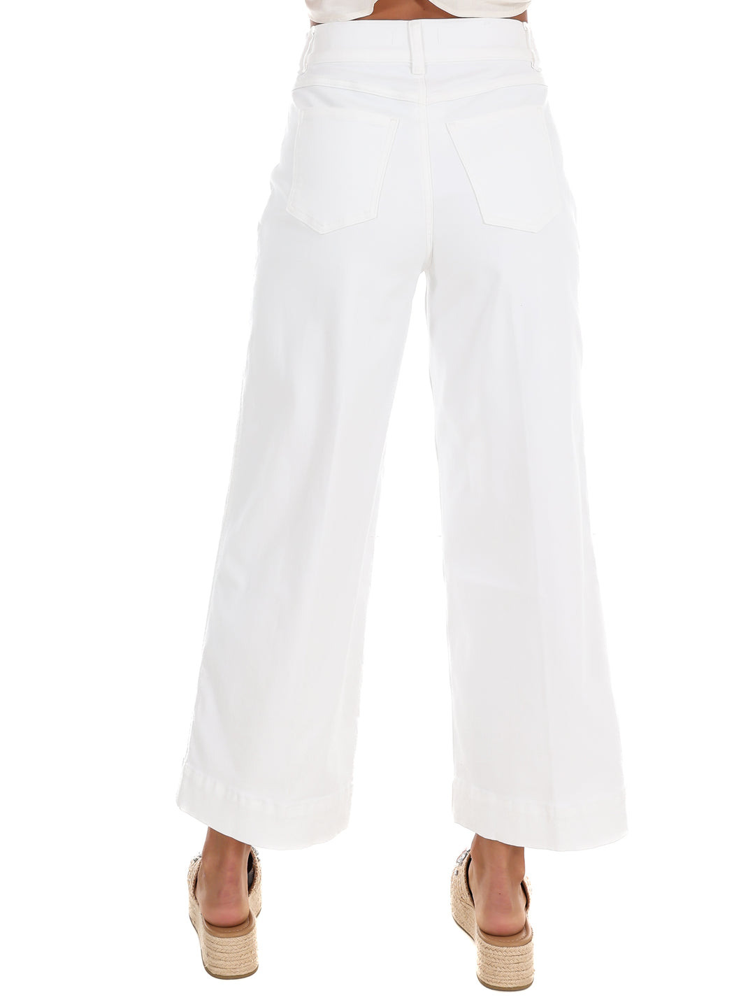 Spanx Cropped Wide Leg Jeans