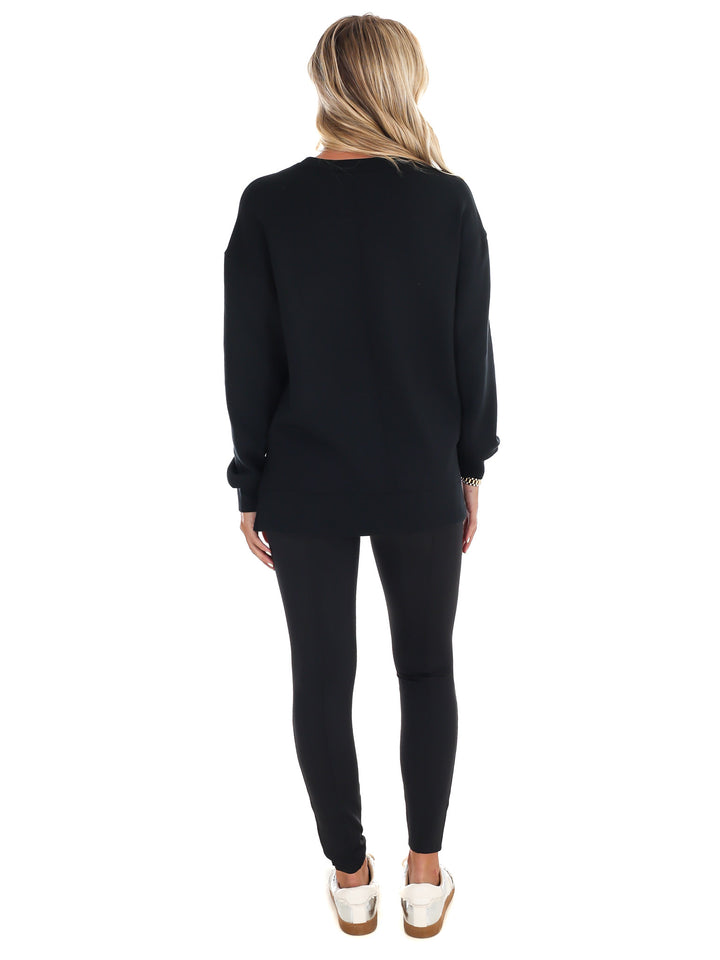 Spanx Brushed AirEssentials Crewneck Top