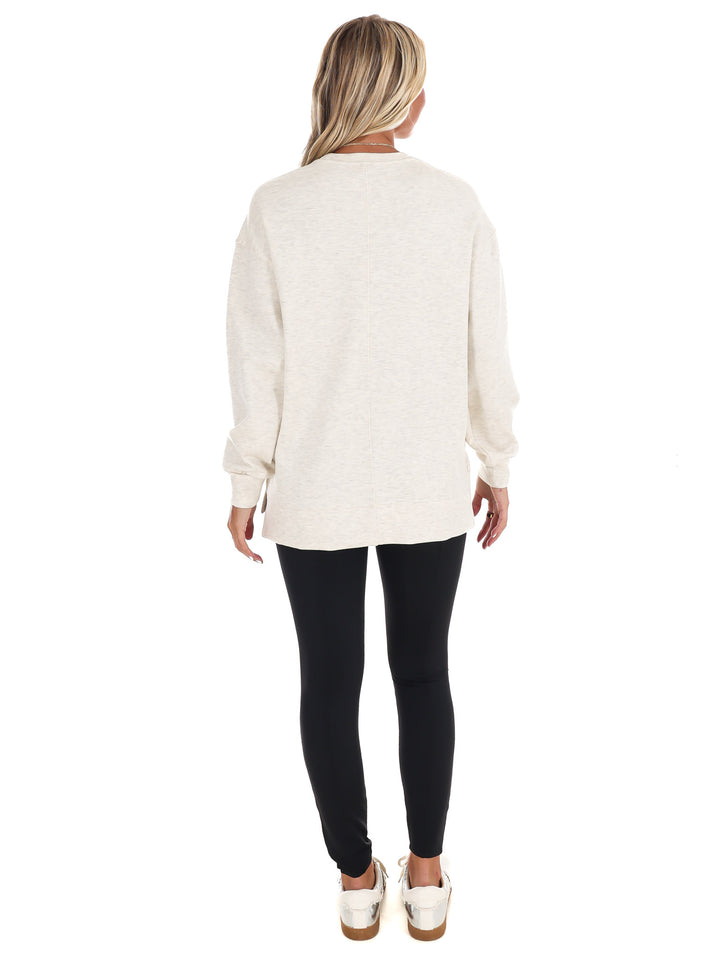 Spanx Brushed AirEssentials Crewneck Top