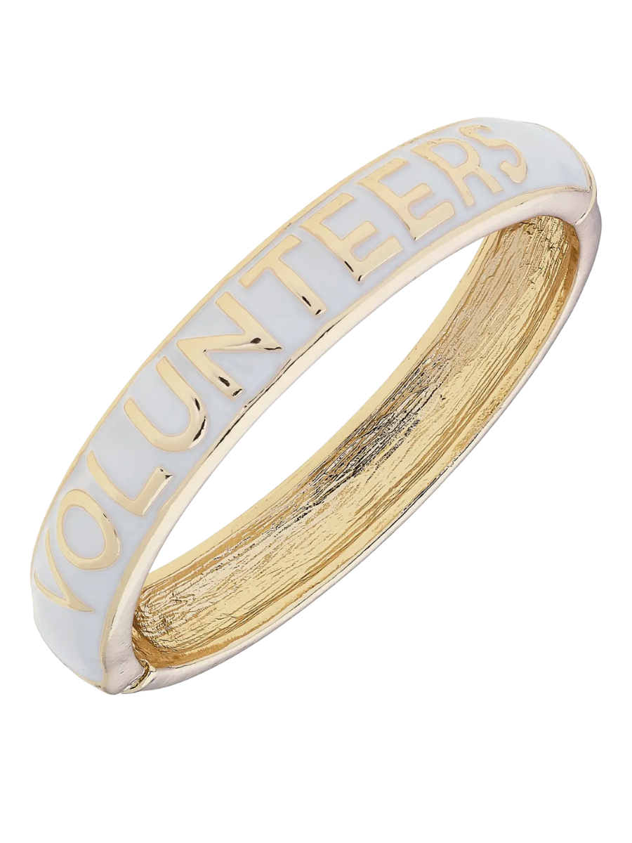 Tennessee Vols Sculpted Enamel Hinge Bangle