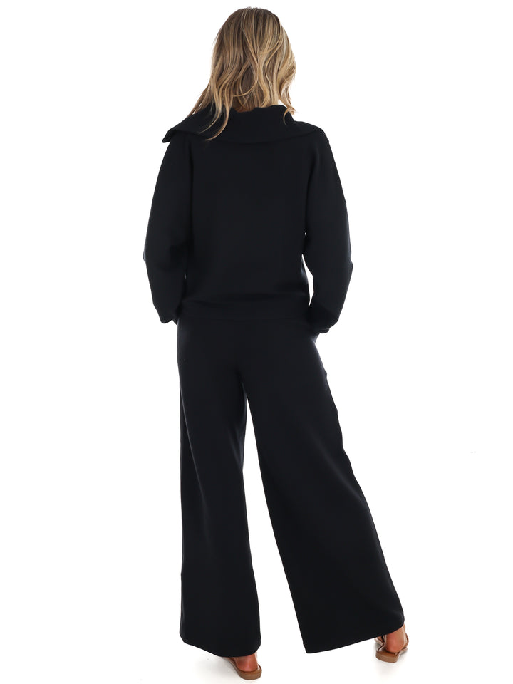 Spanx AirEssentials French Rib Half Zip Pullover