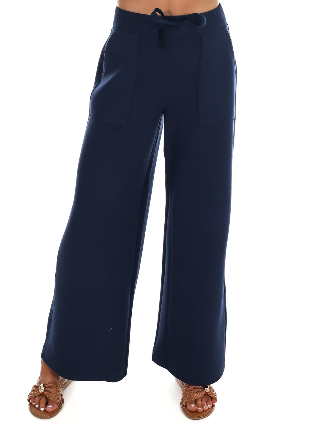 Spanx AirEssentials French Rib Wide Leg Pant
