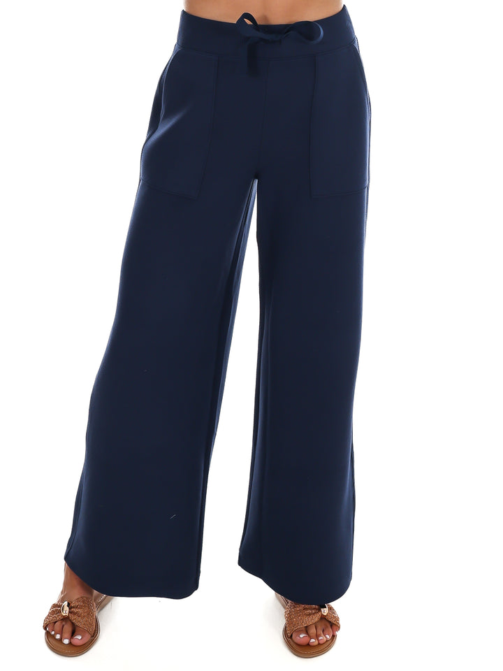 Spanx AirEssentials French Rib Wide Leg Pant