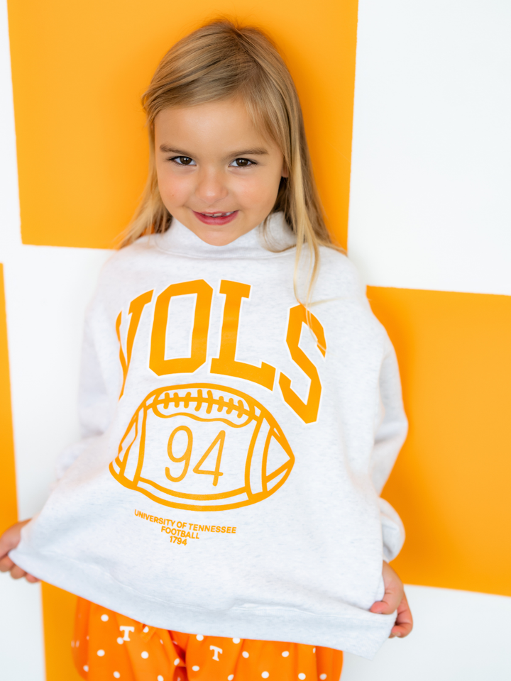 Youth Tennessee Vols Campus Classic Mock Neck Sweatshirt