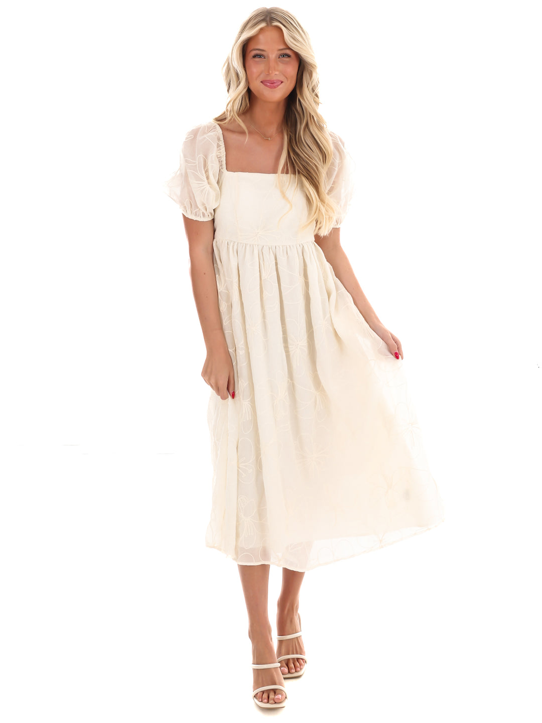 Blooming Love Embroidered Maxi Dress