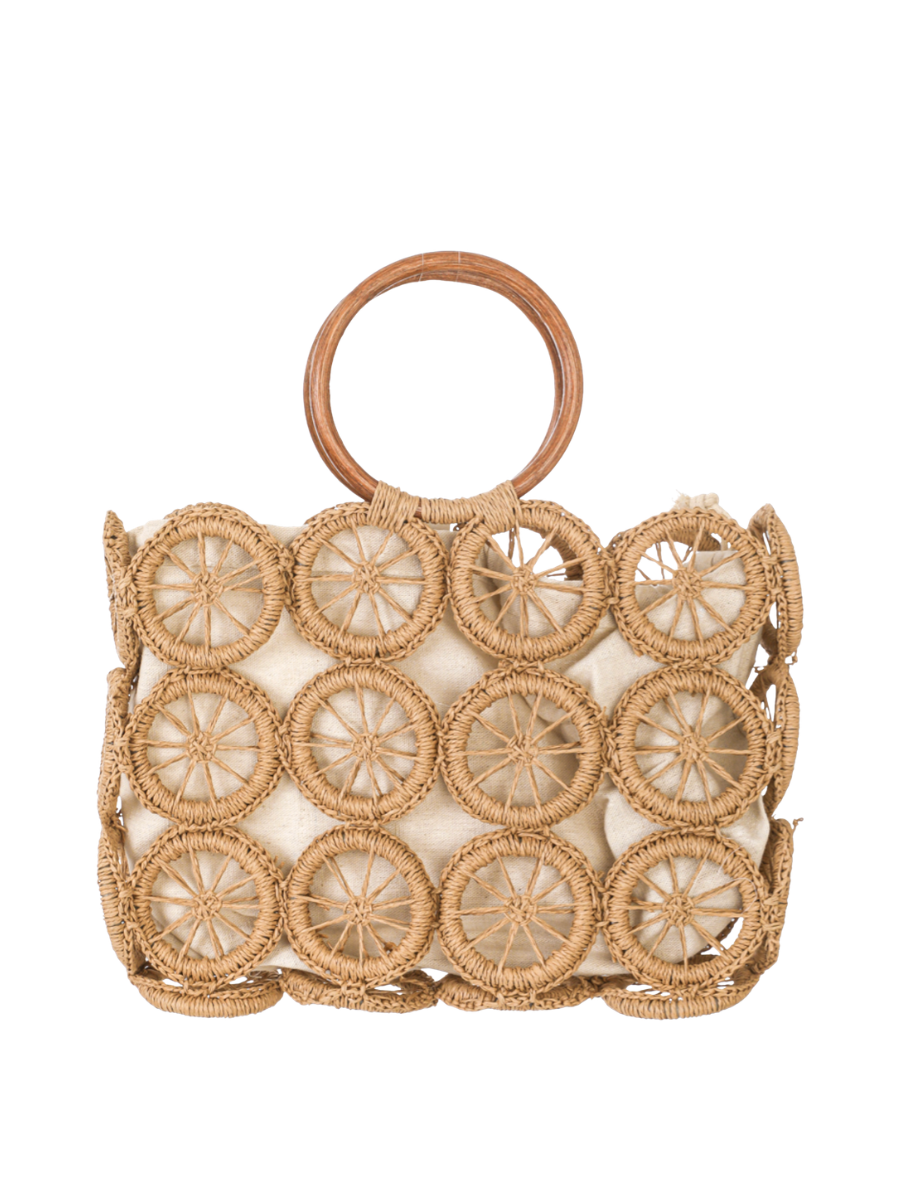 Boho Multi Circle Summer Beach Bag