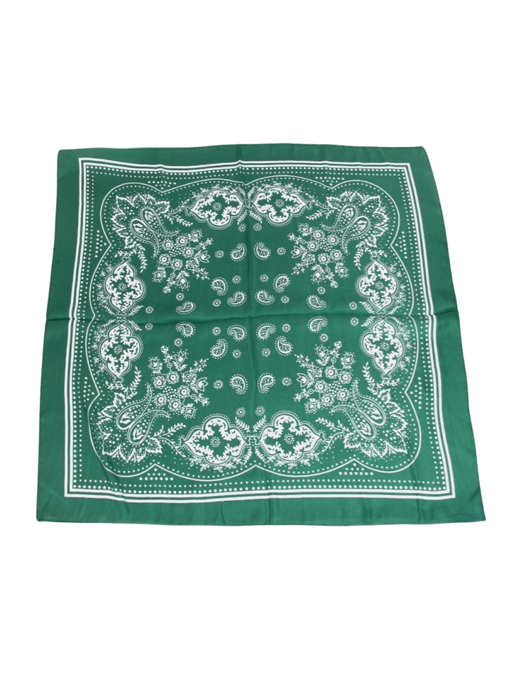 Light Paisley Design Square Bandana Scarf