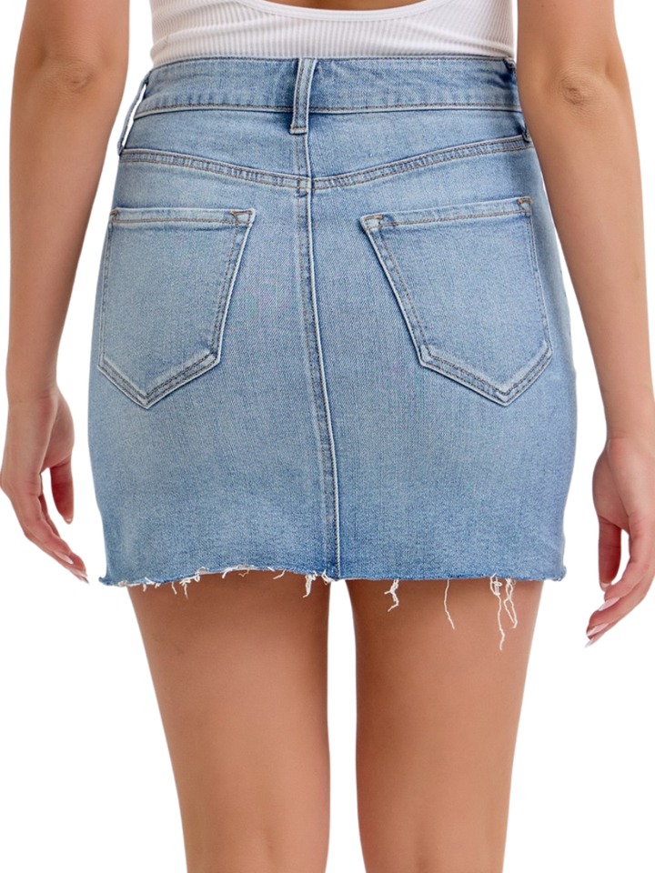 Weekends in Soho Mid Waist Mini Skirt
