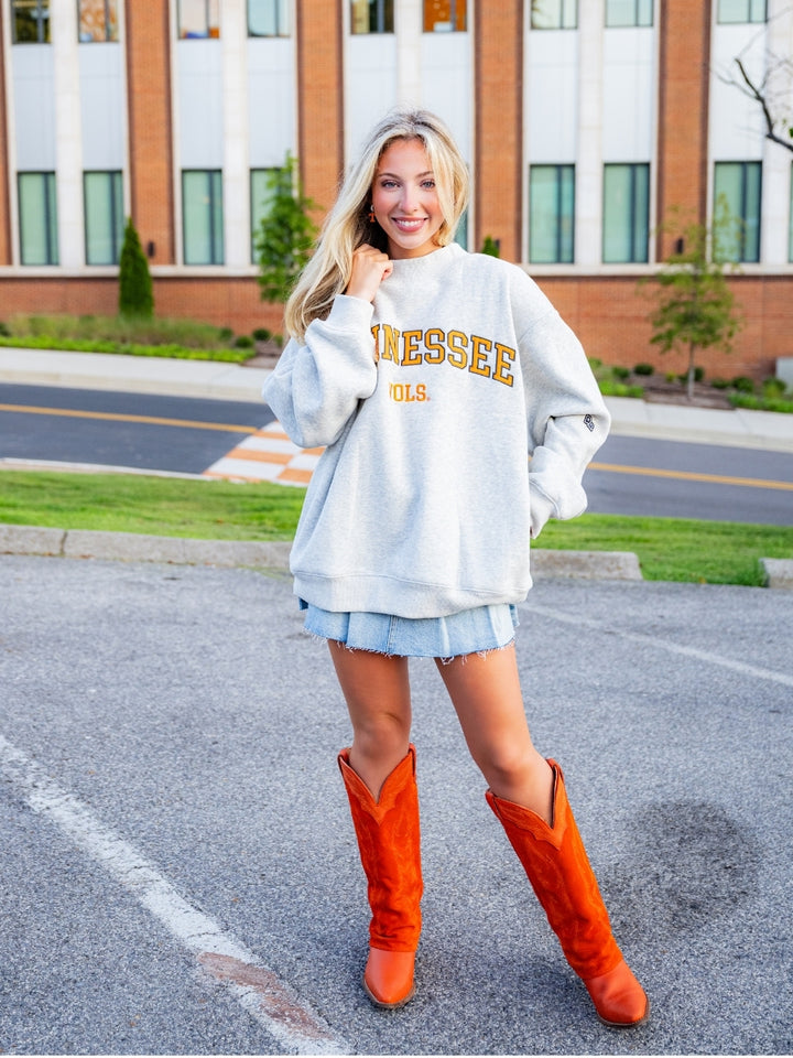 University of Tennessee Mock Neck Crew Sweatshirt