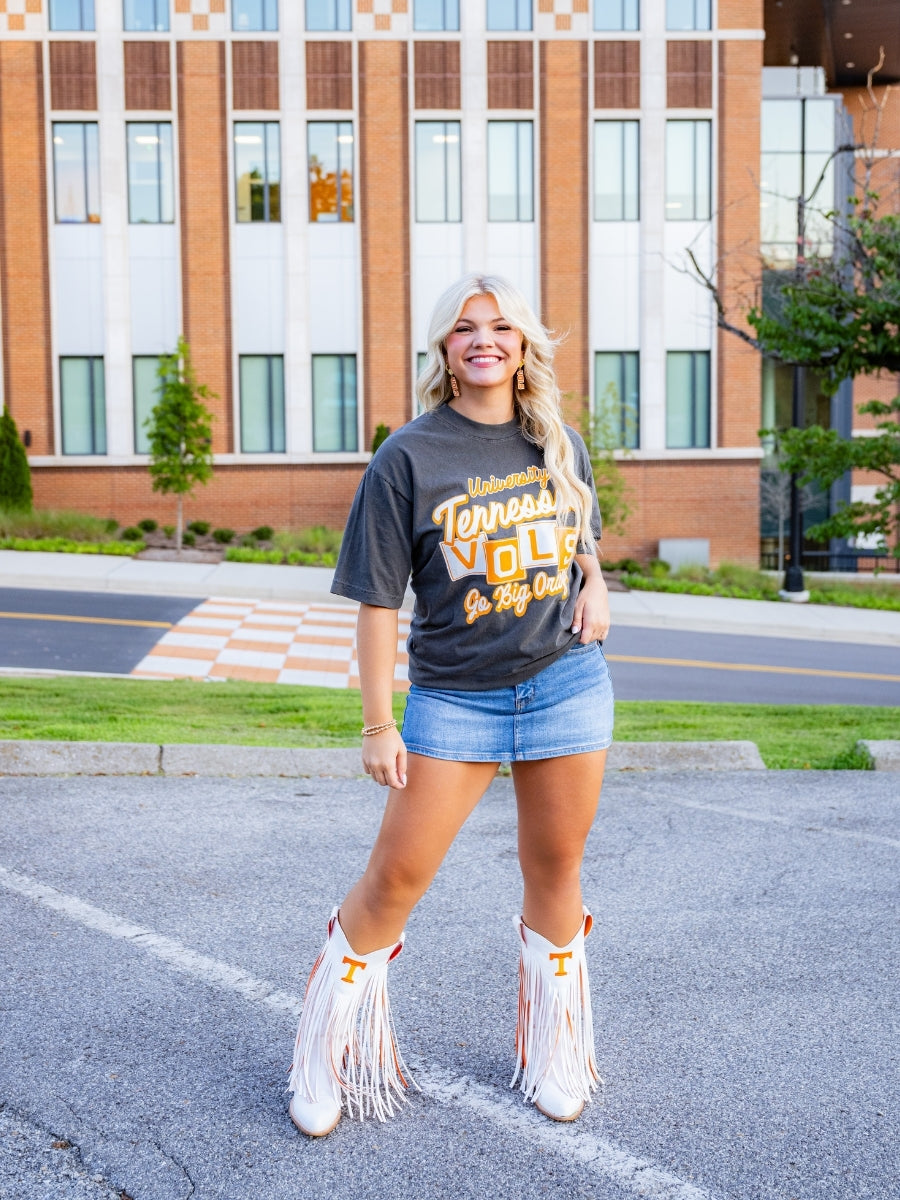Vols Square Lettering GBO Boxy Tee