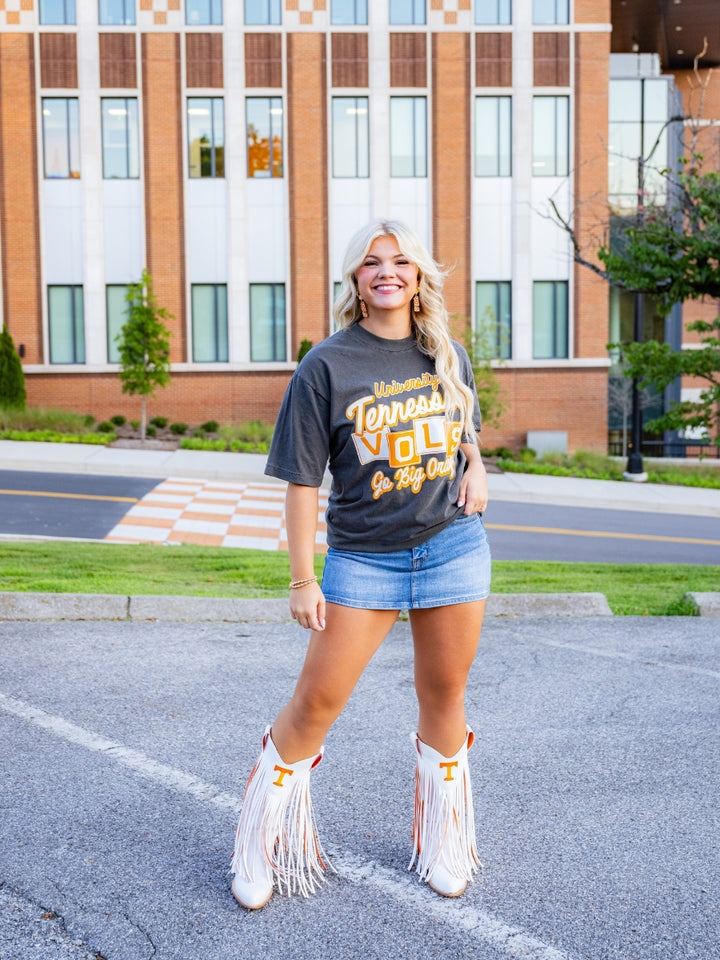 Vols Square Lettering GBO Boxy Tee
