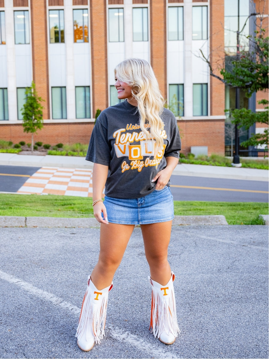 Vols Square Lettering GBO Boxy Tee