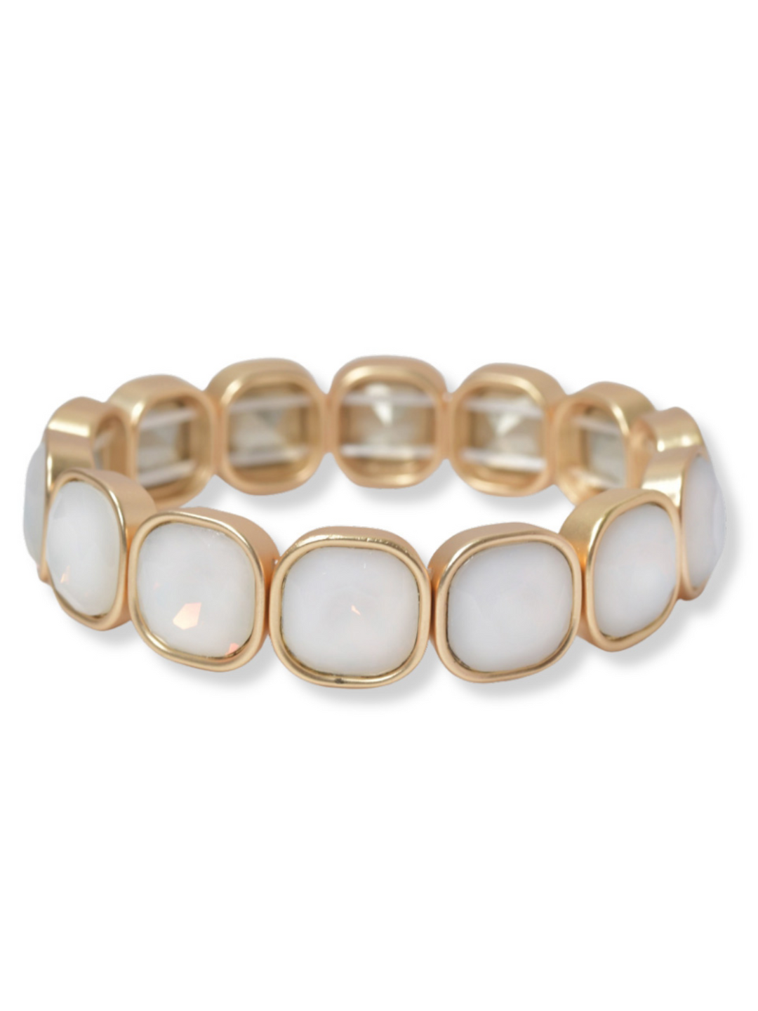 Gem Stone Stretch Bracelet