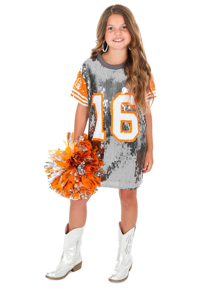 Youth 16 Sequin Jersey Dress