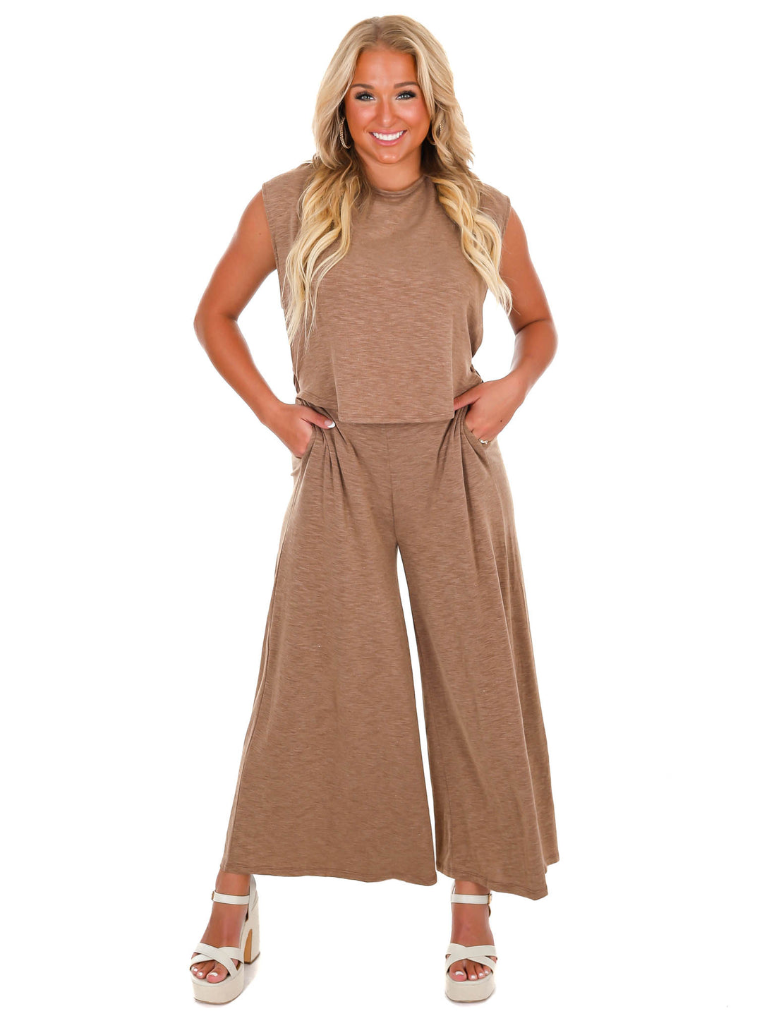 Pretty Girl Walk Wide Leg Jumpsuit