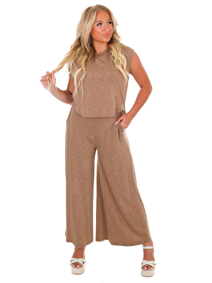 Pretty Girl Walk Wide Leg Jumpsuit