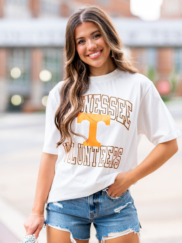 Tennessee Volunteers Up Your Game Oversized Crewneck Tee