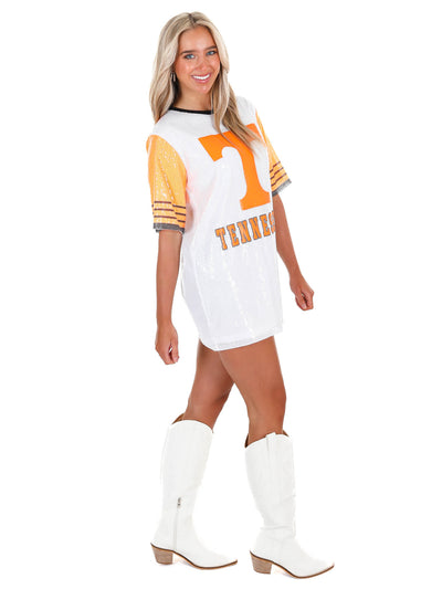 Tennessee Volunteers Chic Champs Sequin Jersey