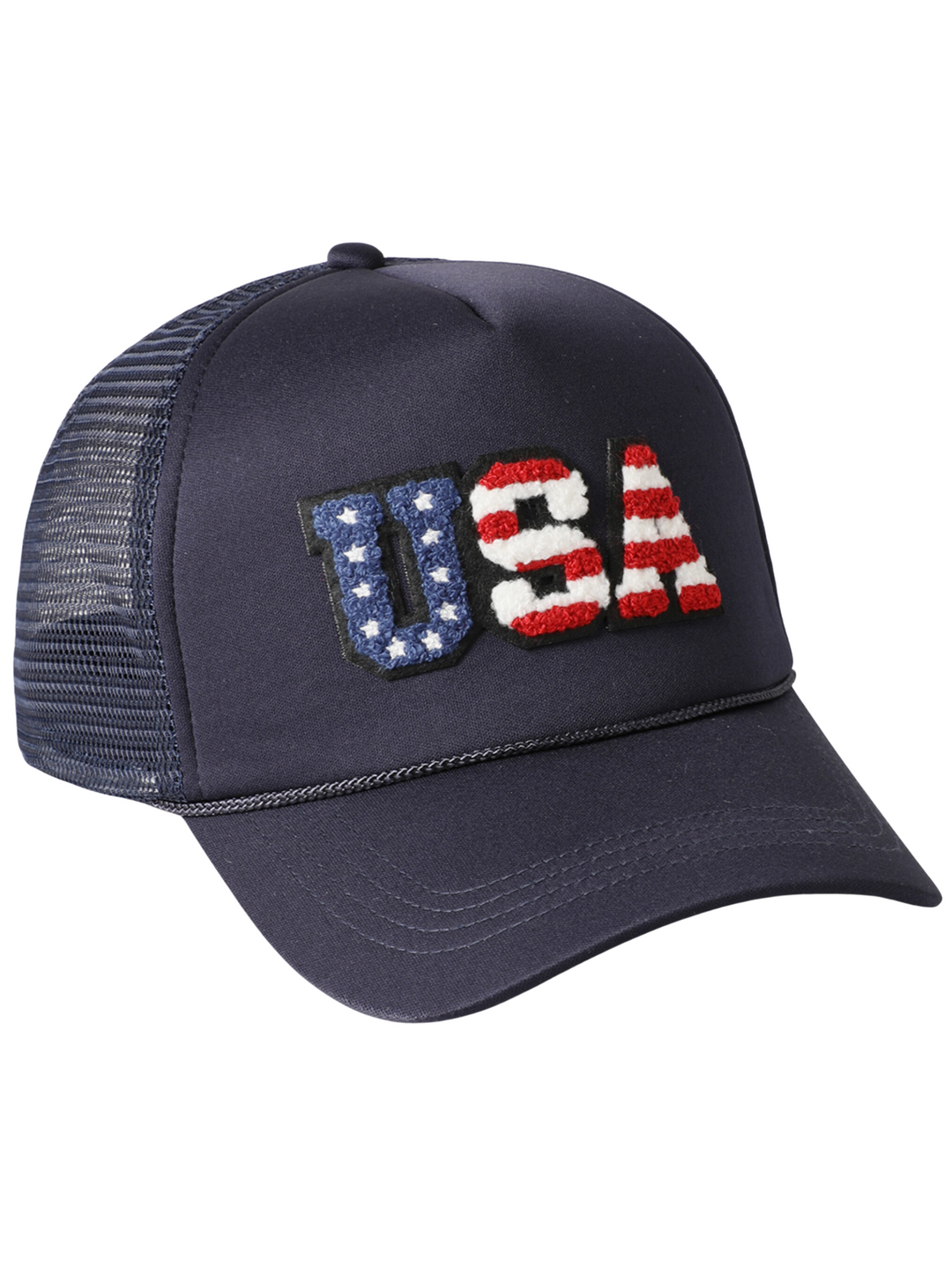 USA Chenille Patch Trucker Hat