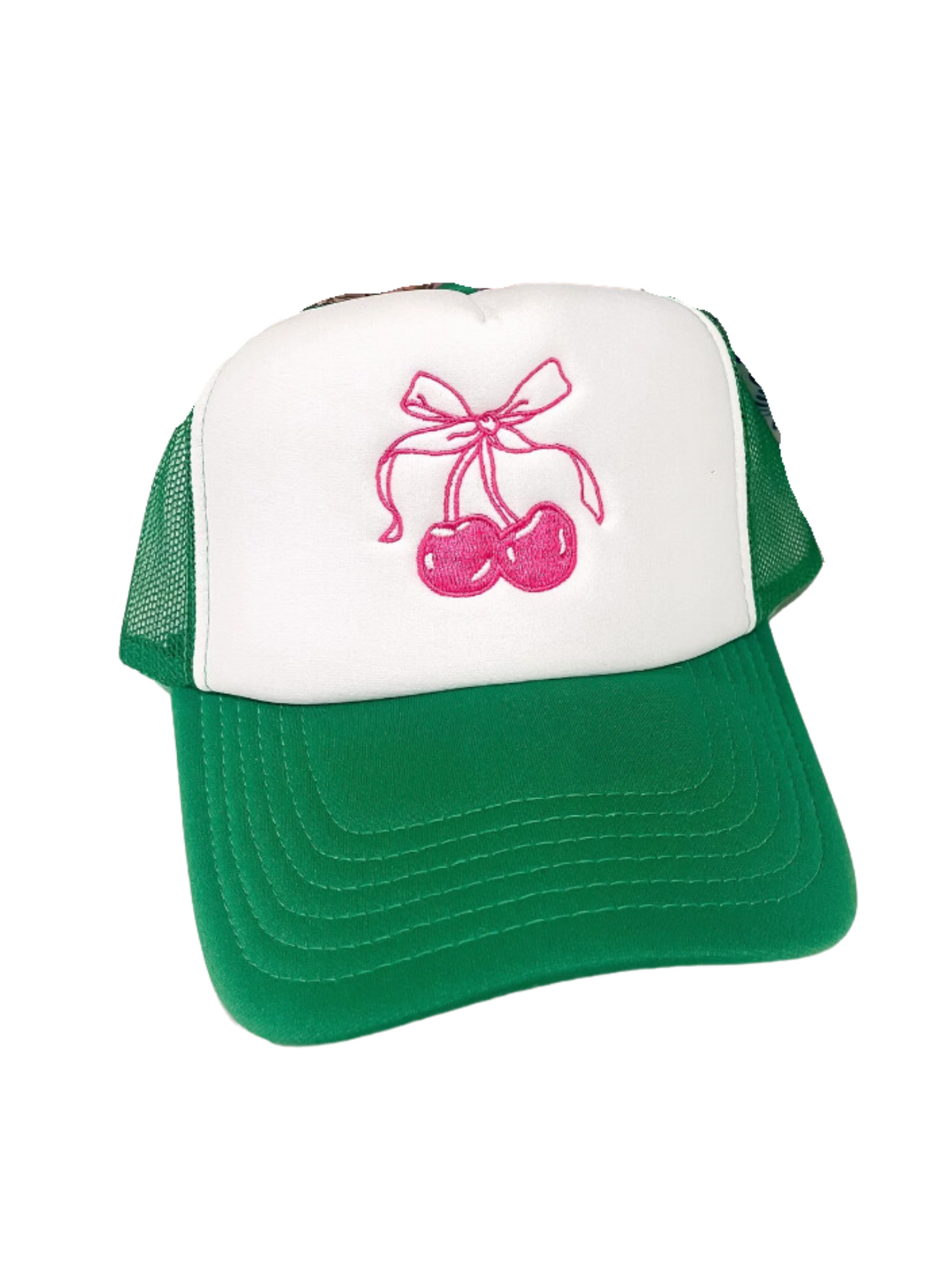 Cherry Bow Trucker Hat