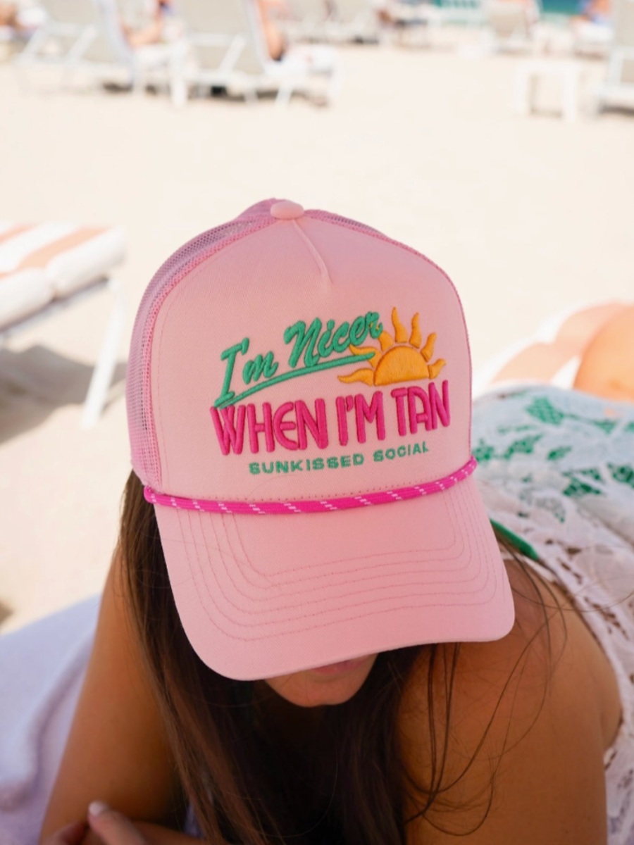 I'm Nicer When I'm Tan Trucker Hat
