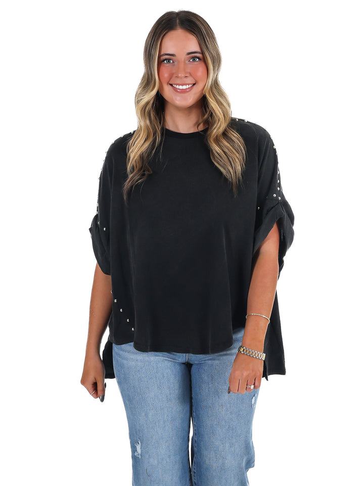 Right Now Studded Top