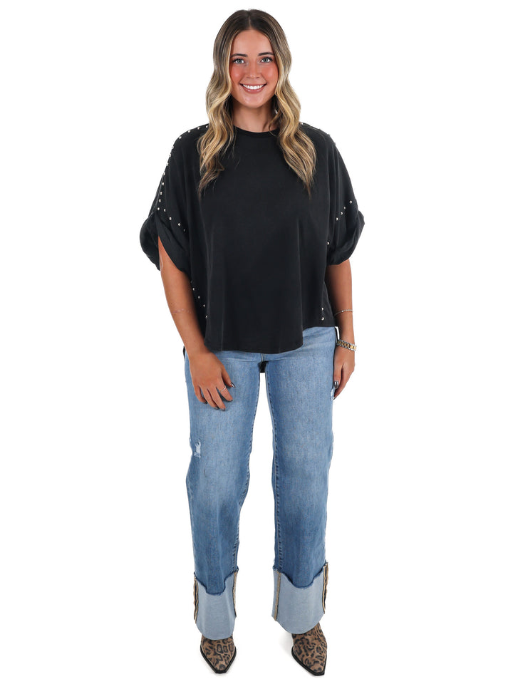 Right Now Studded Top