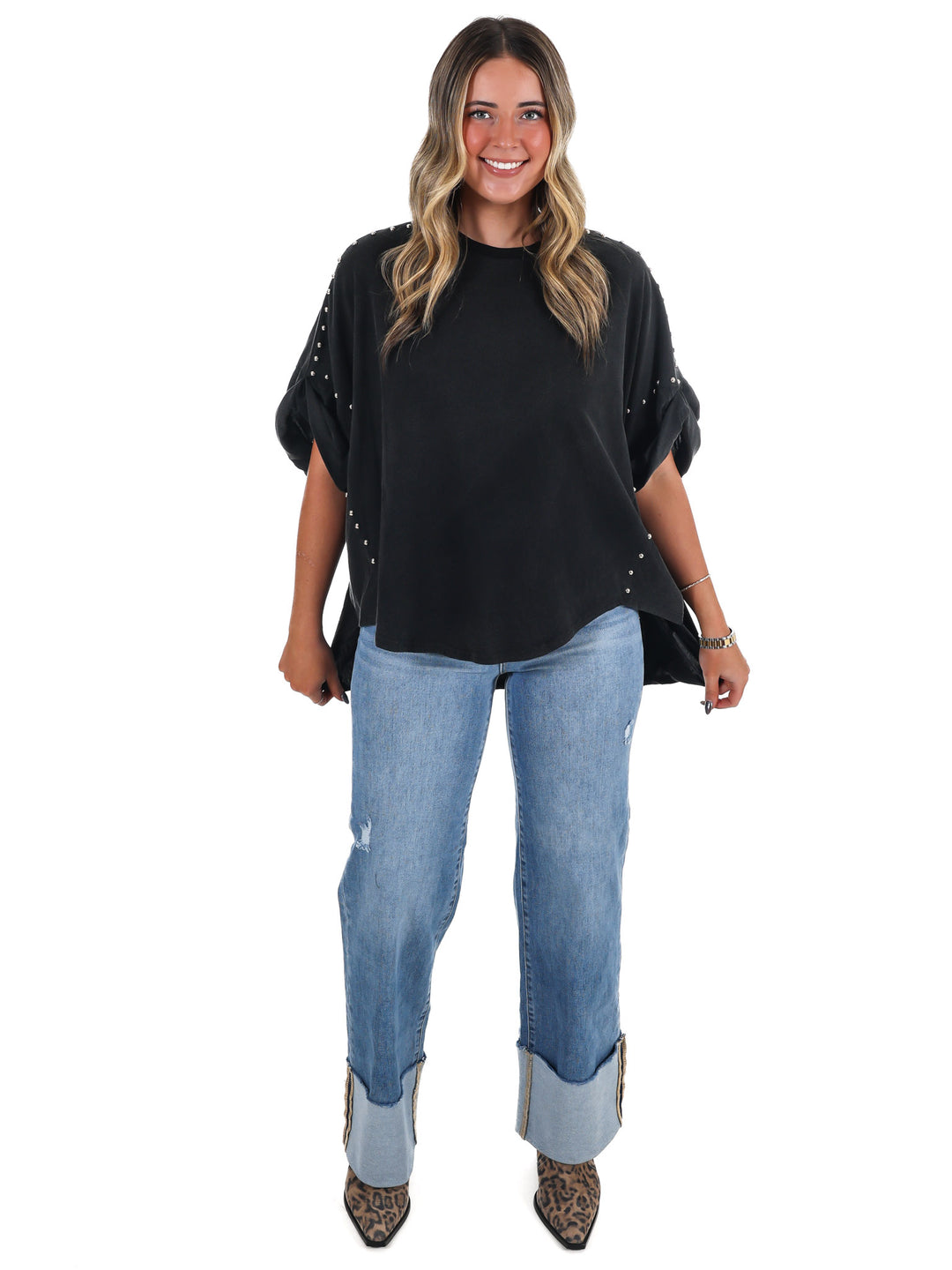 Right Now Studded Top