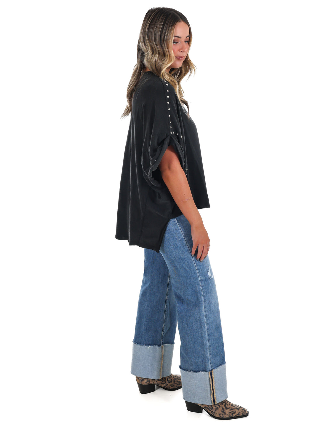 Right Now Studded Top