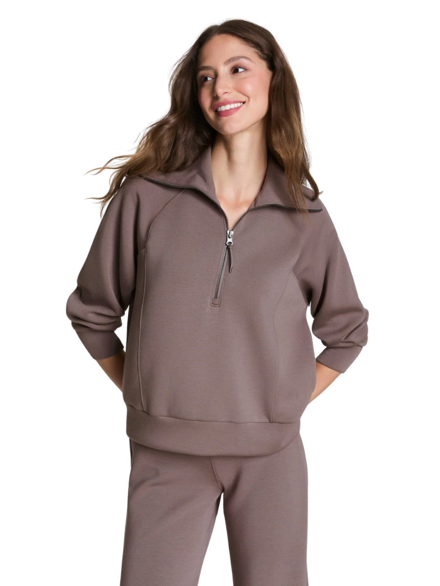 Spanx AirEssentials Half Zip Pullover