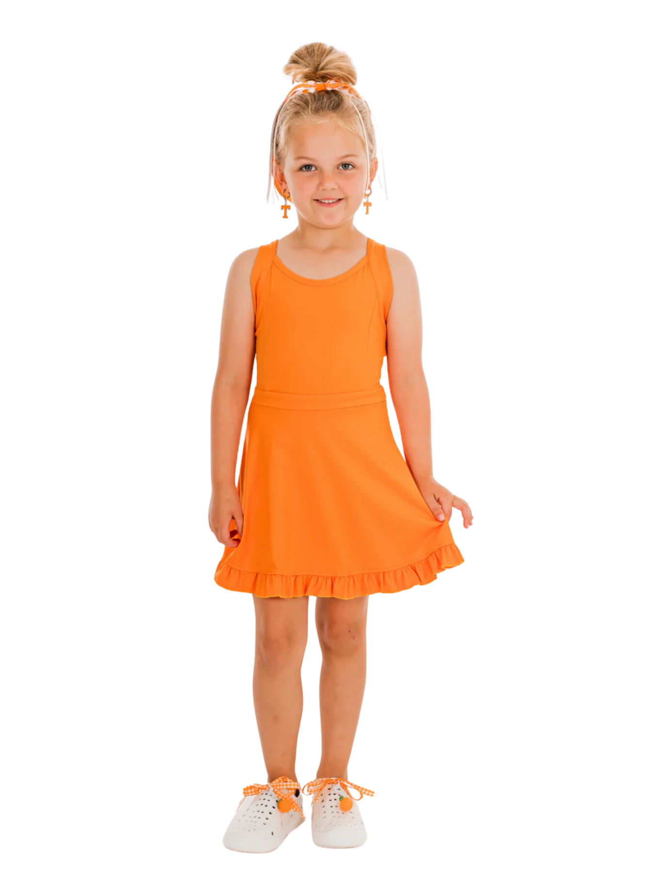 Youth Orange Tennis Dress – Josie's Boutique