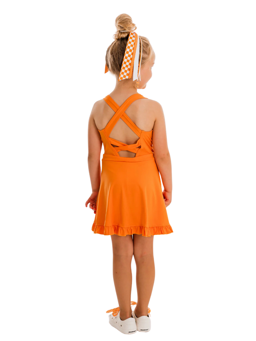 Youth Orange Tennis Dress Josie's Boutique Youth Orange Tennis Dress Josie's Boutique