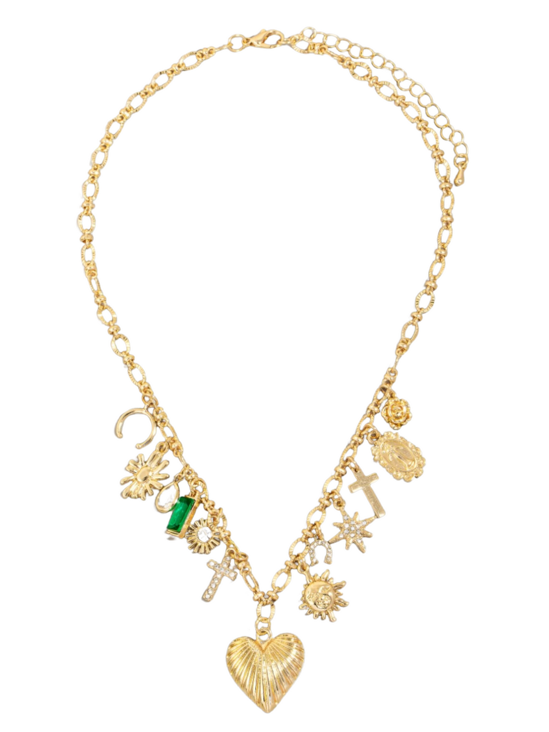 Assorted Ethereal Charms Chain Necklace