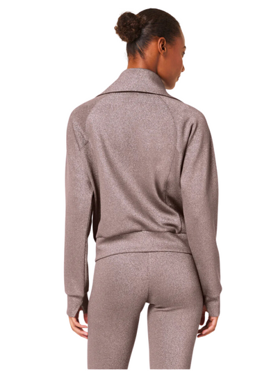 Spanx AirEssentials Shimmer Half Zip Pullover