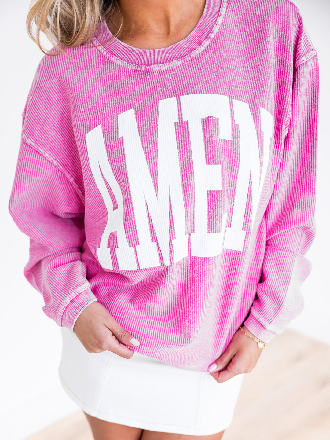 Amen Corded Sweatshirt