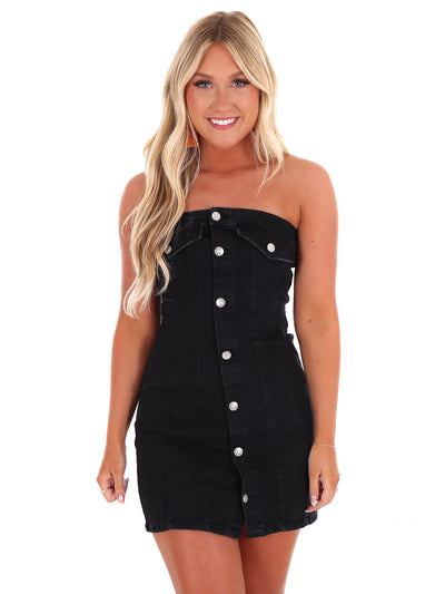 Tennessee Bound Denim Mini Dress